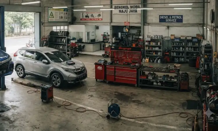 Penipuan bengkel mobil, Sumber: AI