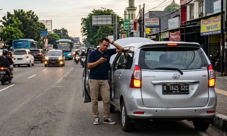Mesin mobil mati mendadak, Sumber: AI
