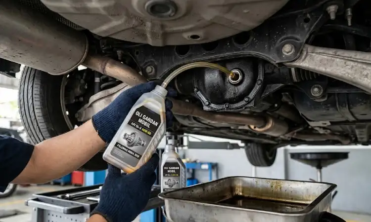 Oli gardan mobil, Sumber: AI